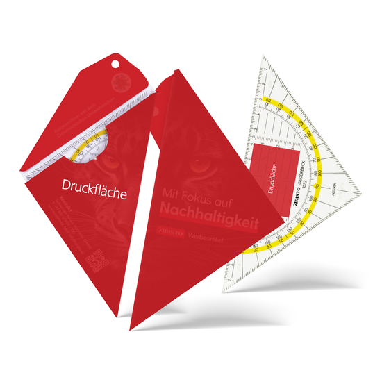 Geocover bedruckt inkl. Geodreieck 16 cm bedruckt