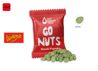 Wasabi Crispers Werbetüte, Inhalt: Wasabi Crispers ca. 15 g