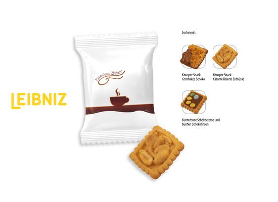 Leibniz Kekse Knusper Snack & Kunterbunt Flowpack, Inhalt: Leibniz Kunterbunt Flowpack ca. 6 g