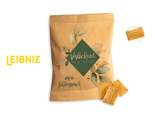Leibniz Minis Werbetüte, Inhalt: Leibniz Minis ca. 8 g