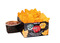 Nacho Box im Schuber, Inhalt: Nachos Paprika-Chili, Salsa Dip Spicy ca. 100 g + 90 g (Dip)