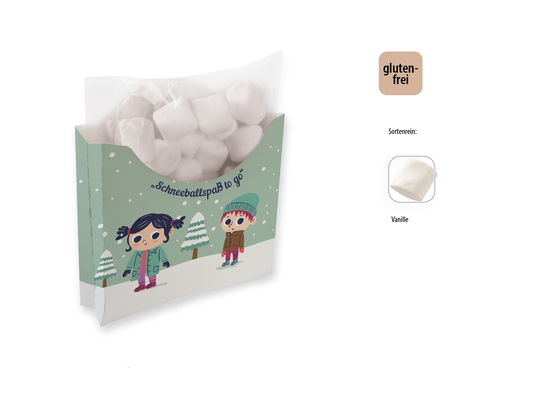 Chamallows in Werbebox, Inhalt: Mini Marshmallow Rocky Mountain ca. 15 g