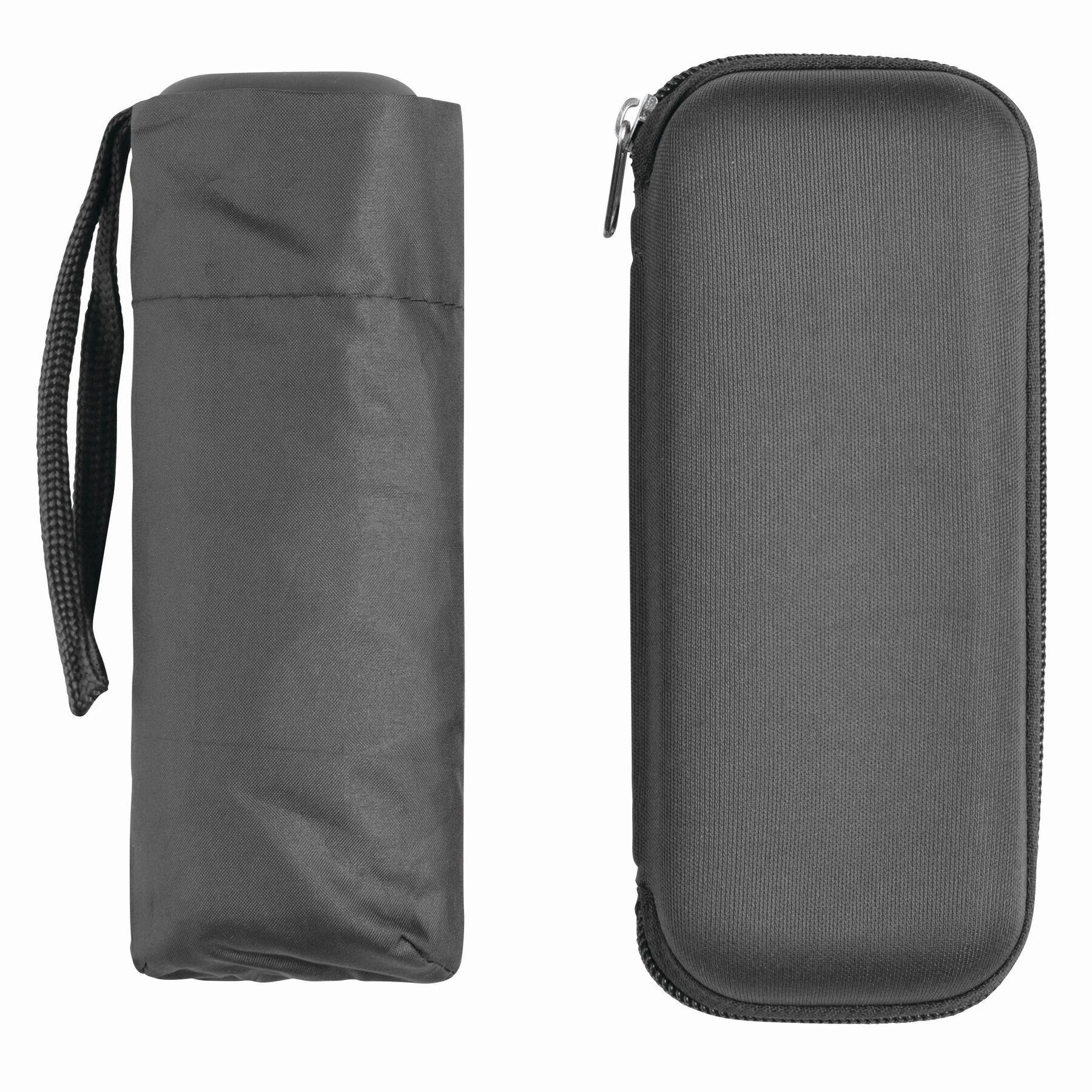 Aluminium-Mini-Taschenschirm POCKET, grau