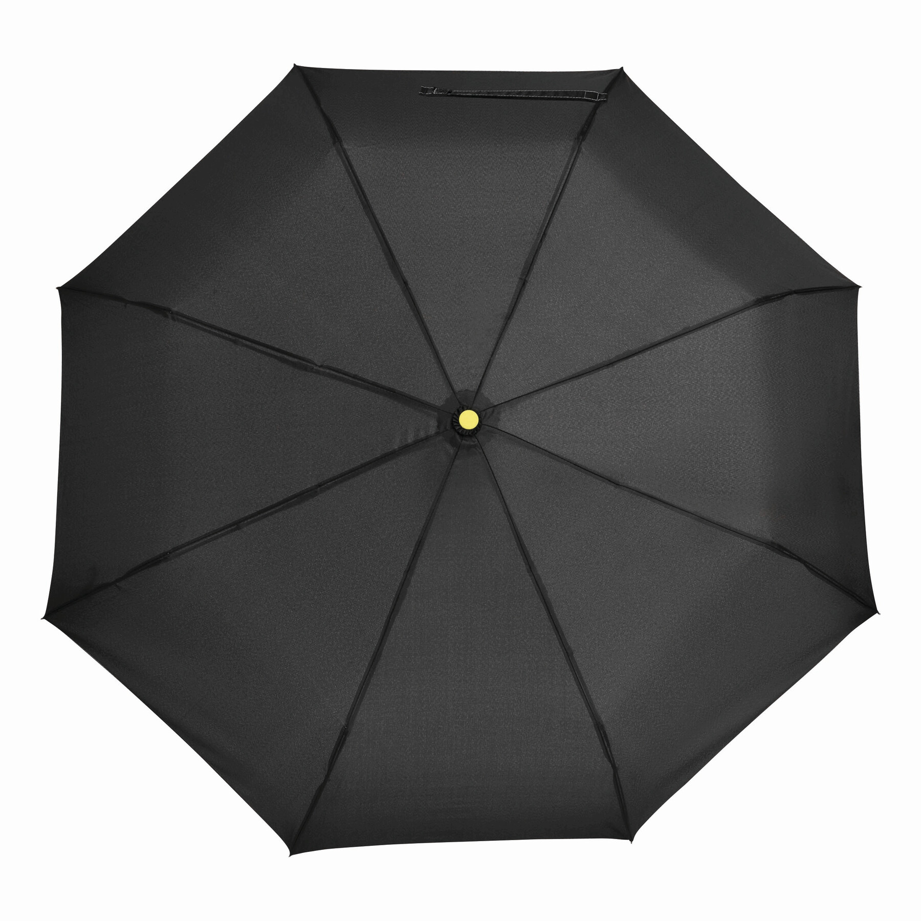 Vollautomatischer Windproof-Taschenschirm STREETLIFE, gelb, schwarz