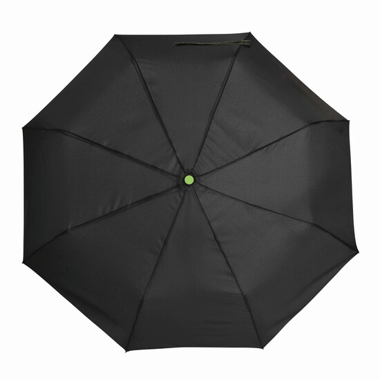 Vollautomatischer Windproof-Taschenschirm STREETLIFE, hellgrün, schwarz