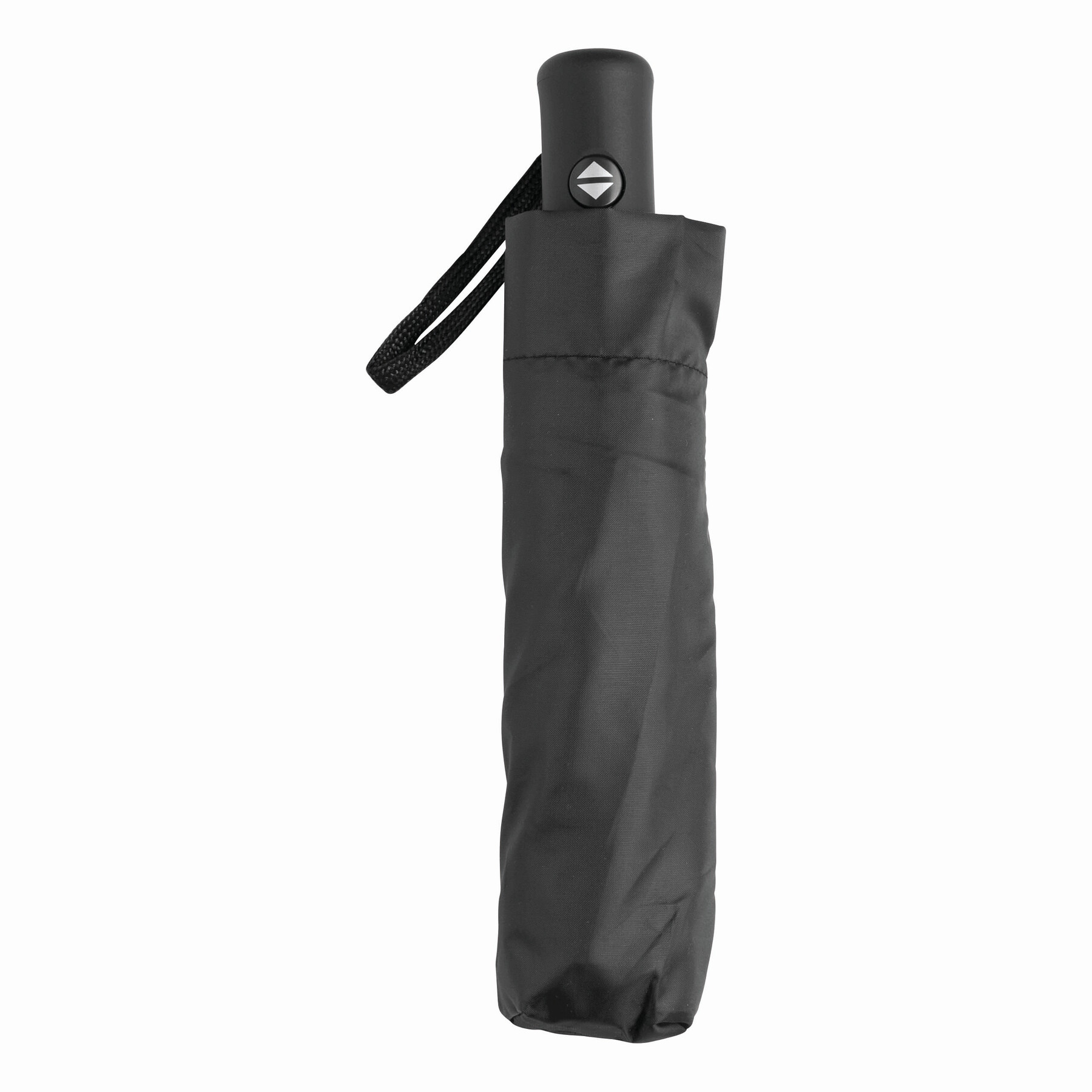Vollautomatischer Windproof-Taschenschirm PLOPP, schwarz