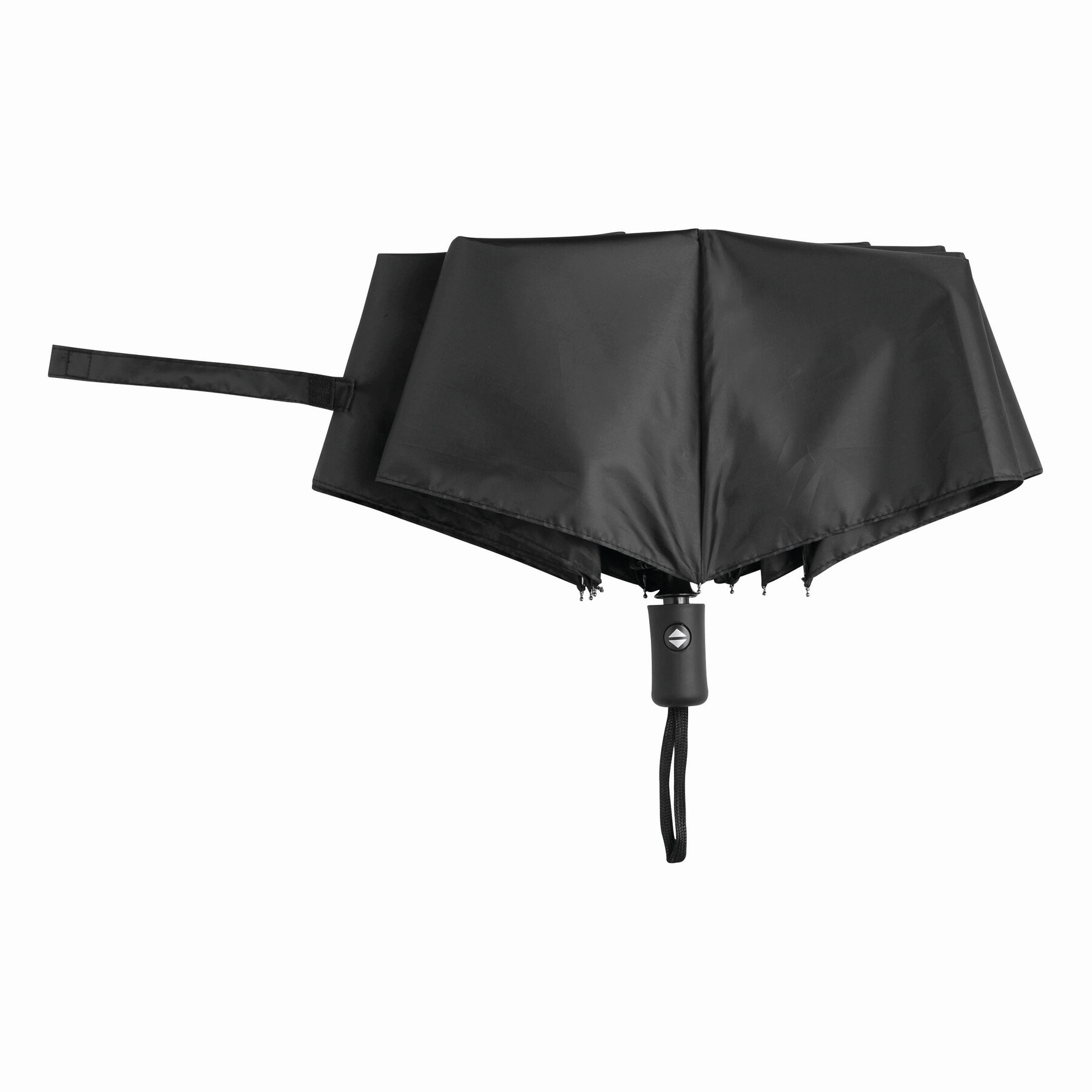 Vollautomatischer Windproof-Taschenschirm PLOPP, schwarz