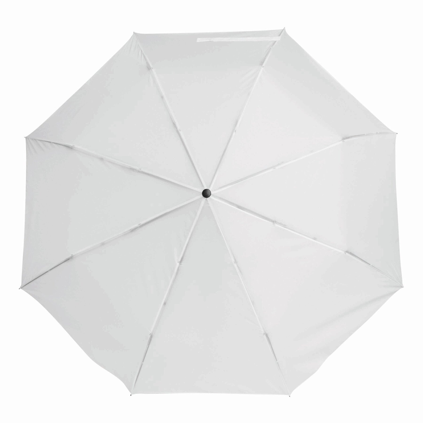 Vollautomatischer Windproof-Taschenschirm PLOPP, weiß
