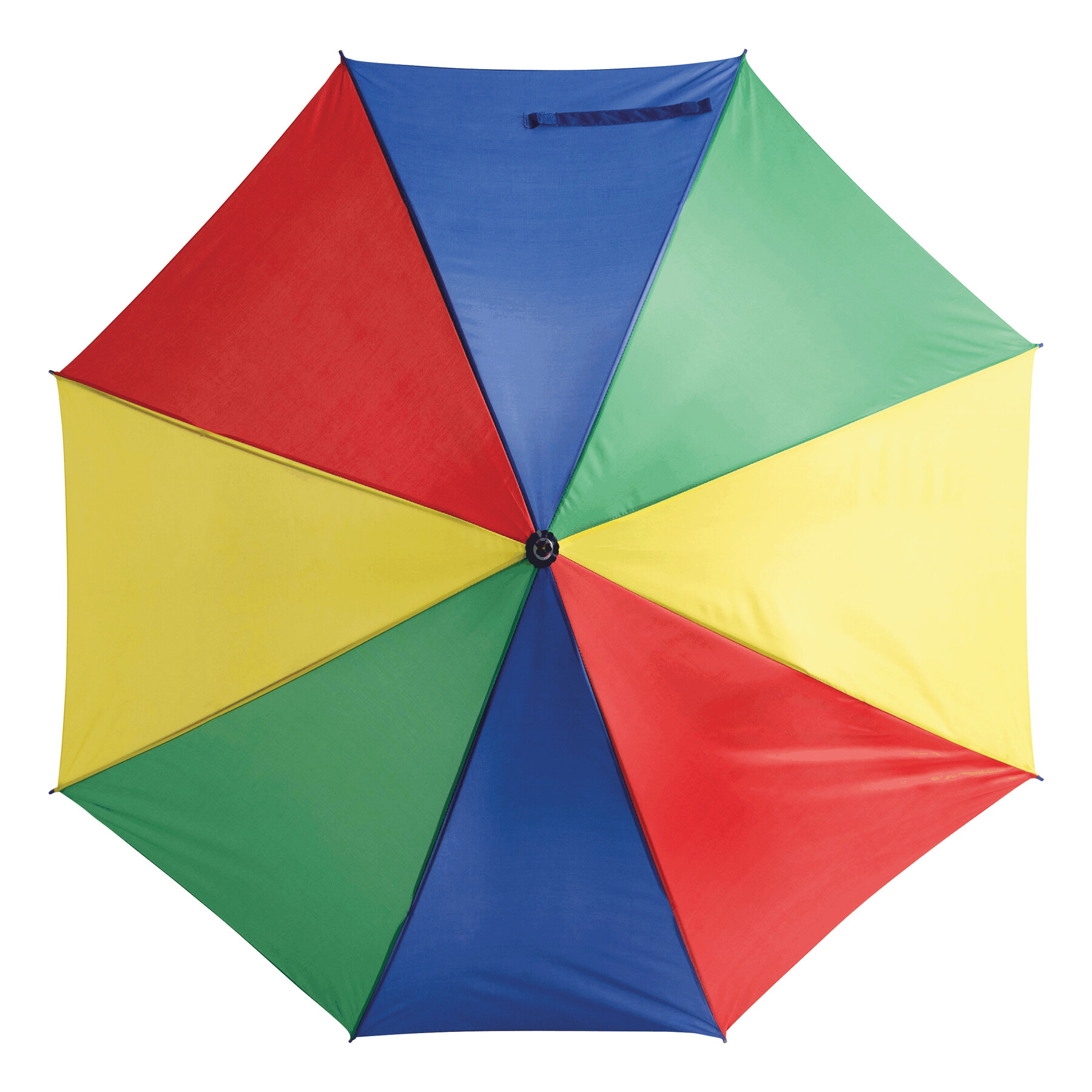 Automatischer Stockschirm DISCO, blau, gelb, grün, rot