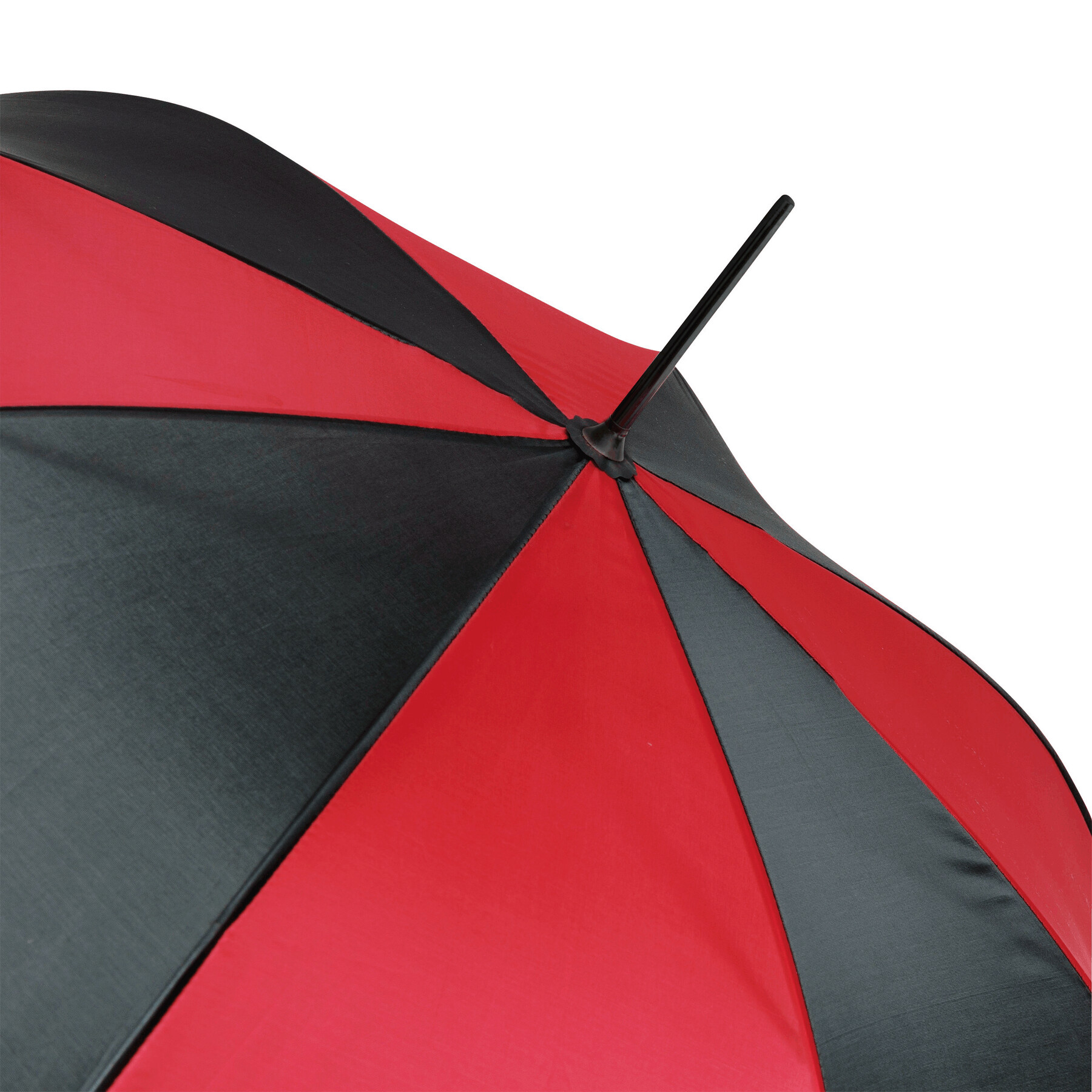 Automatischer Stockschirm DISCO, rot, schwarz