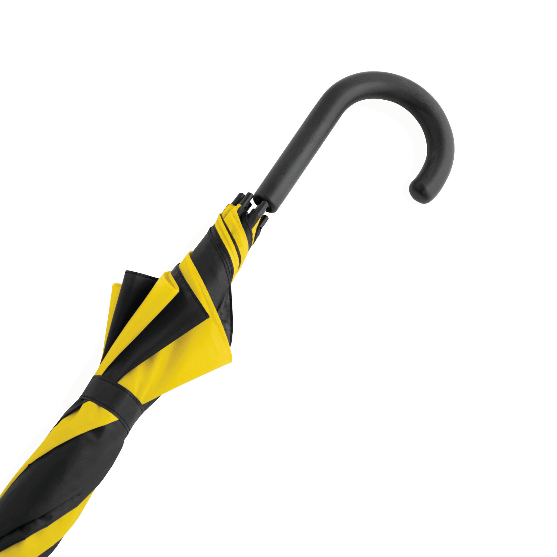 Automatischer Stockschirm DISCO, gelb, schwarz