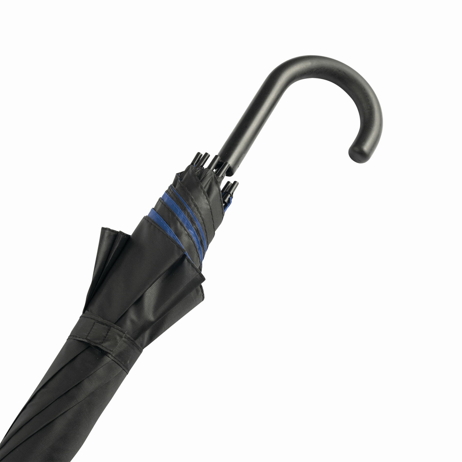 Automatik-Stockschirm DOUBLY, blau, schwarz