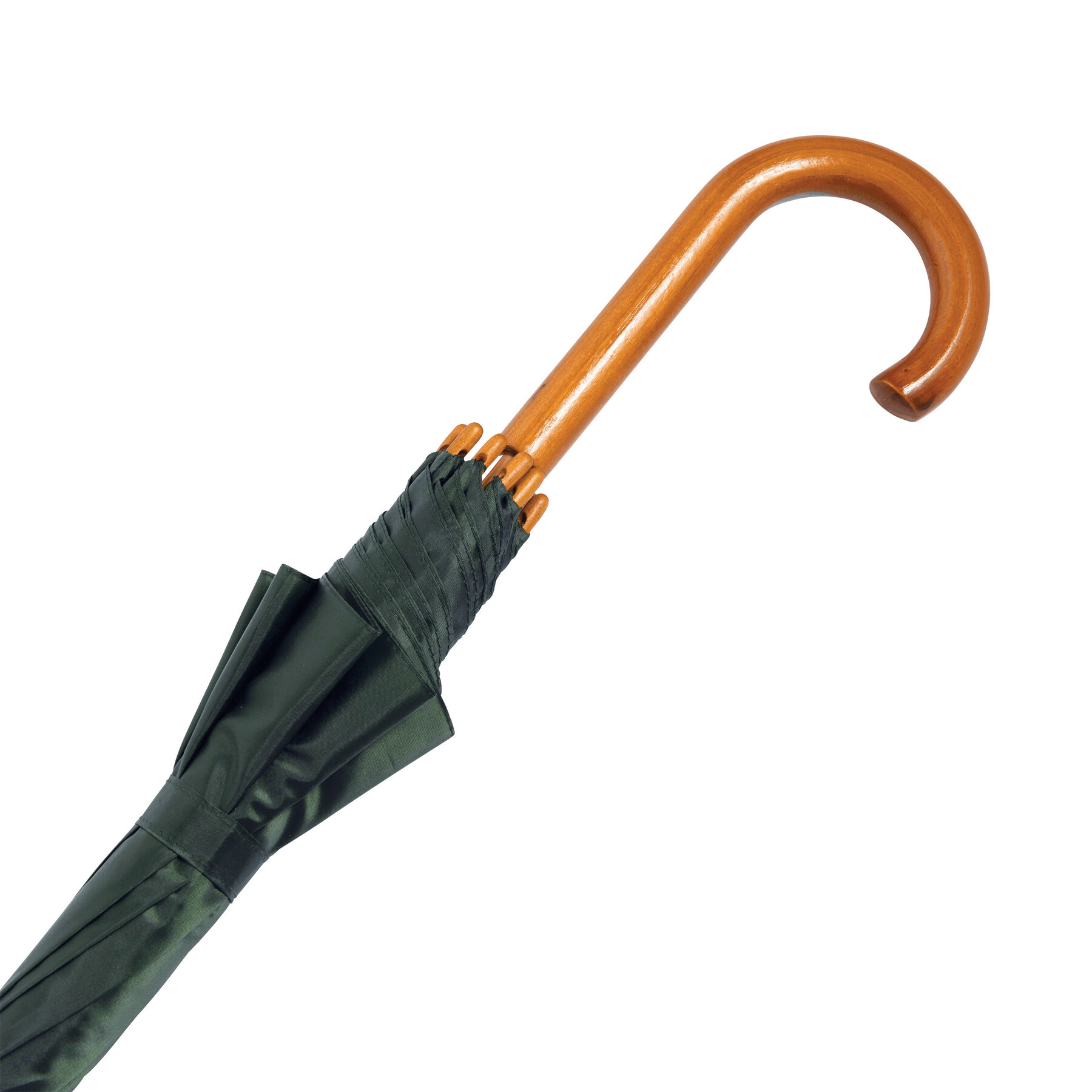 Automatik-Holzstockschirm TANGO, dunkelgrün