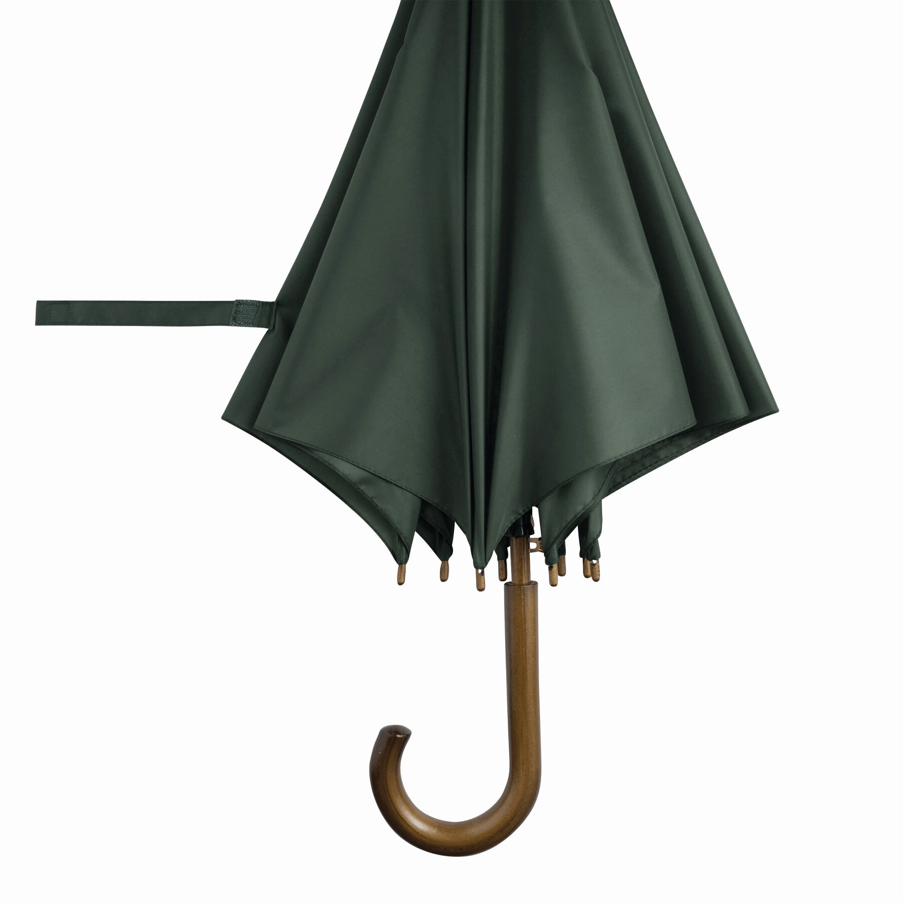 Automatik-Holzstockschirm BOOGIE, dunkelgrün
