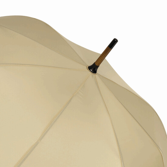 Automatik-Holzstockschirm BOOGIE, beige