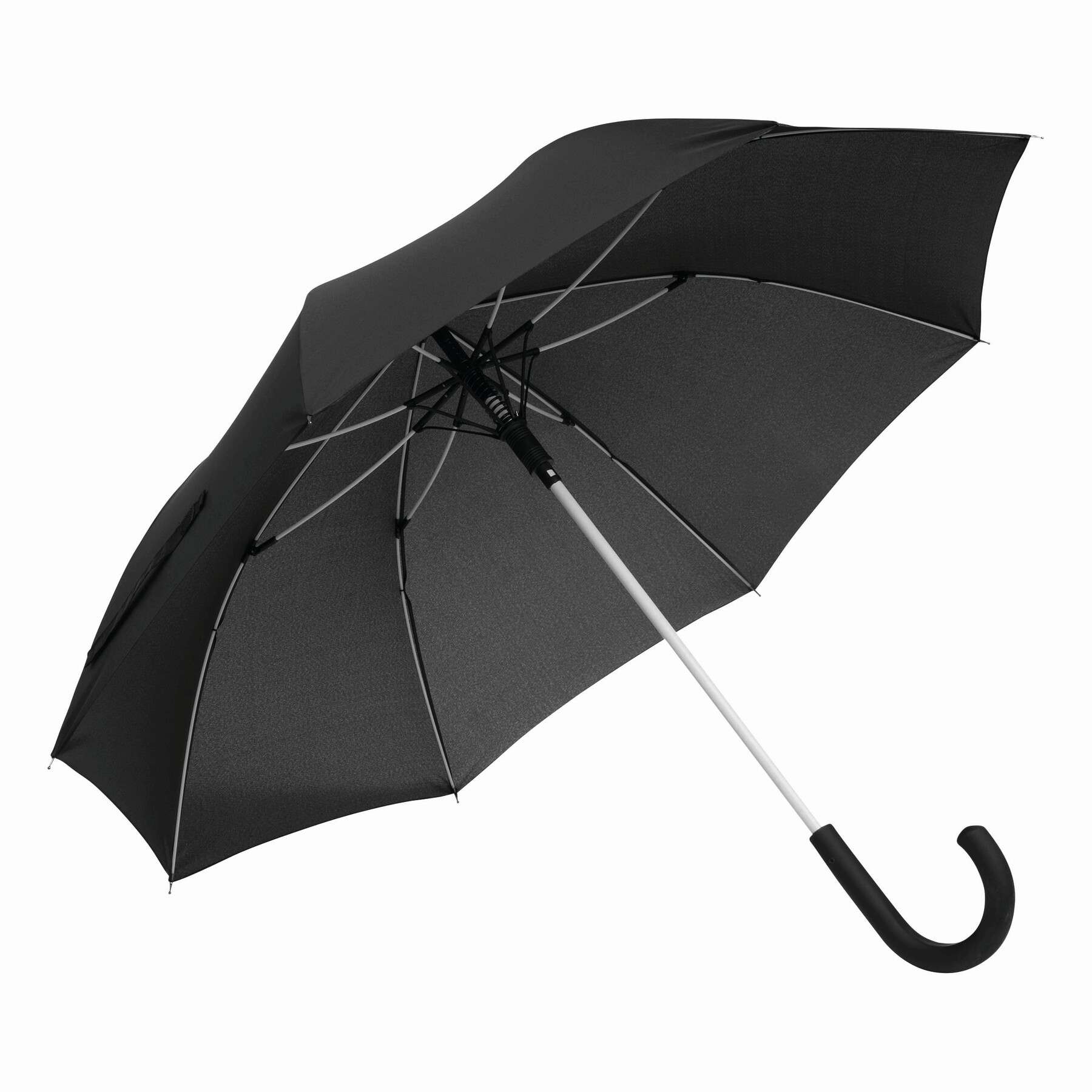 Automatik-Stockschirm CANCAN, schwarz, weiß