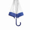 Glockenschirm HONEYMOON, blau, transparent