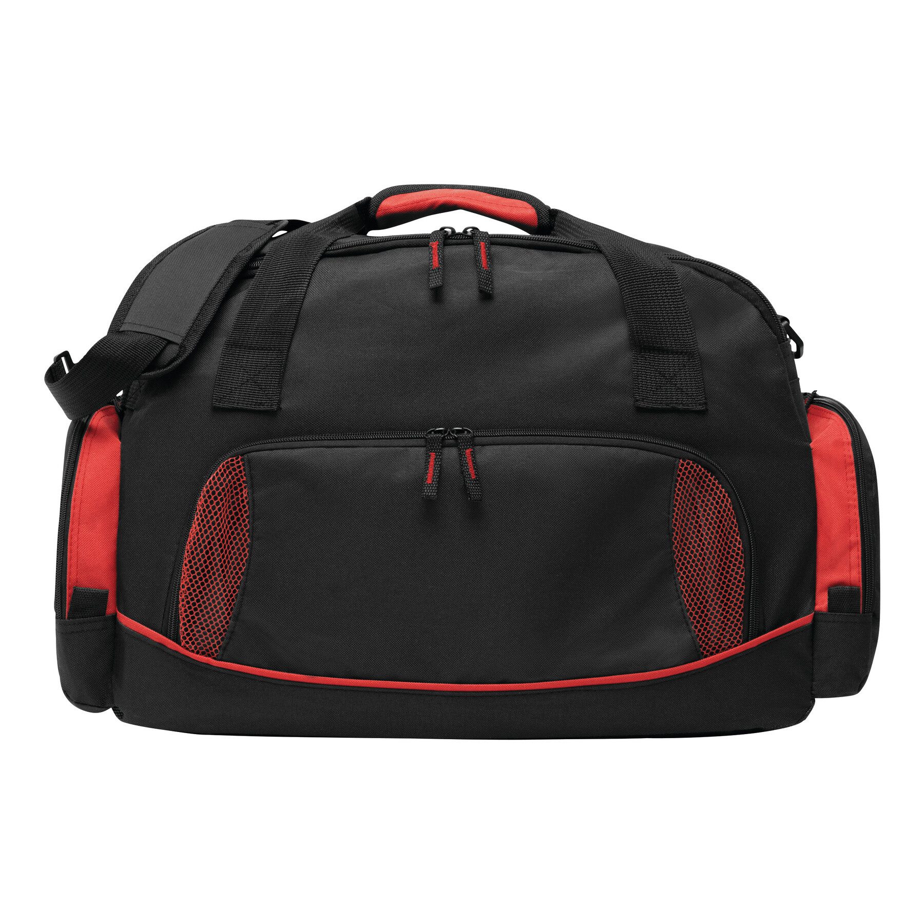 Sporttasche DOME, rot, schwarz