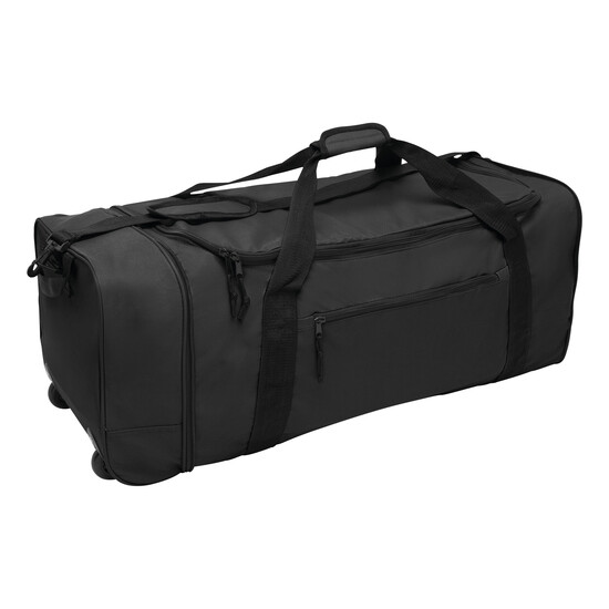 Rollentasche HEX, faltbar, schwarz