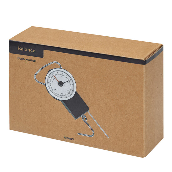 Gepäckwaage BALANCE, schwarz, weiß
