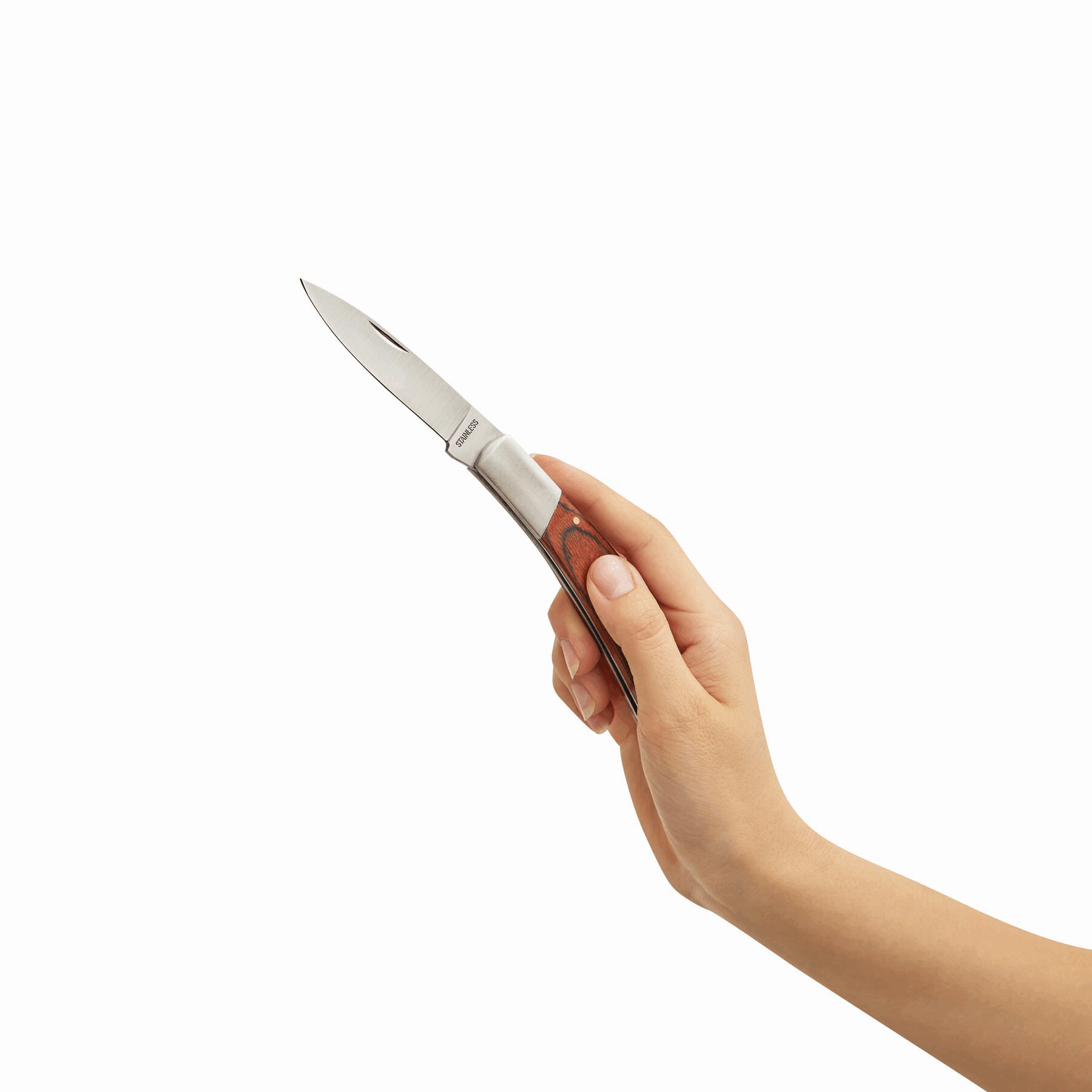 Klappmesser SURVIVOR, braun, silber