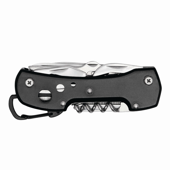 Taschenmesser STRONG HELPER, 12-teilig, schwarz