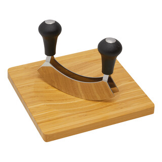 Wiegemesser-Set BUNCH, braun, silber