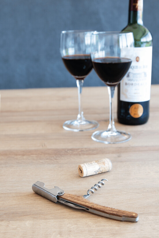 Kellnermesser OPULENT, braun, silber