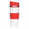 Isolierbecher ARABICA, rot, weiß