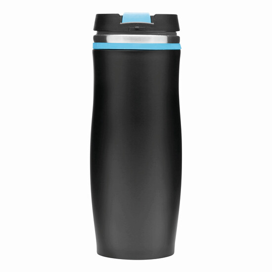 Isolierbecher DARK CREMA, blau, schwarz