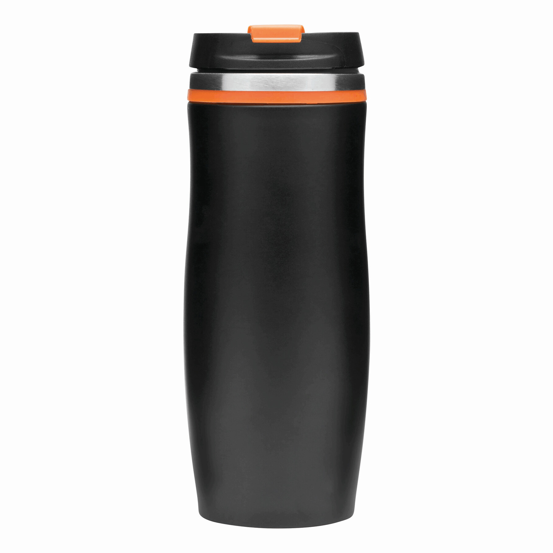 Isolierbecher DARK CREMA, orange, schwarz