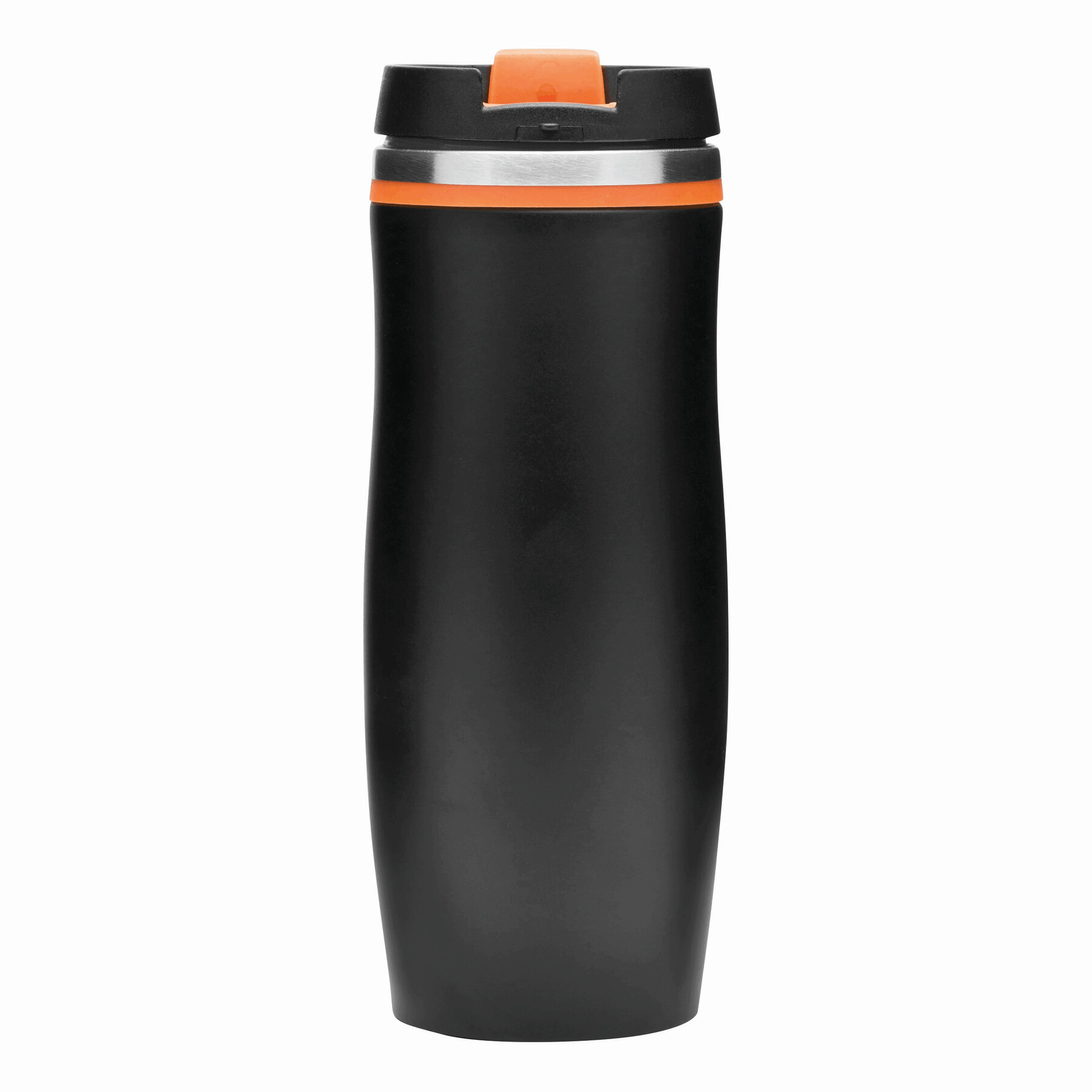 Isolierbecher DARK CREMA, orange, schwarz