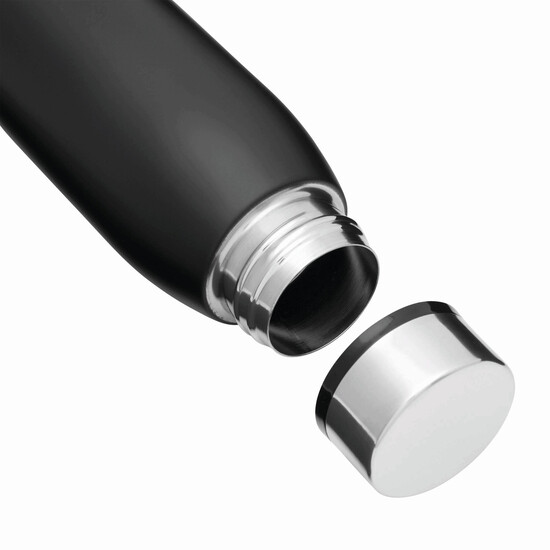 Vakuum-Isolierkanne MUSCULAR, schwarz