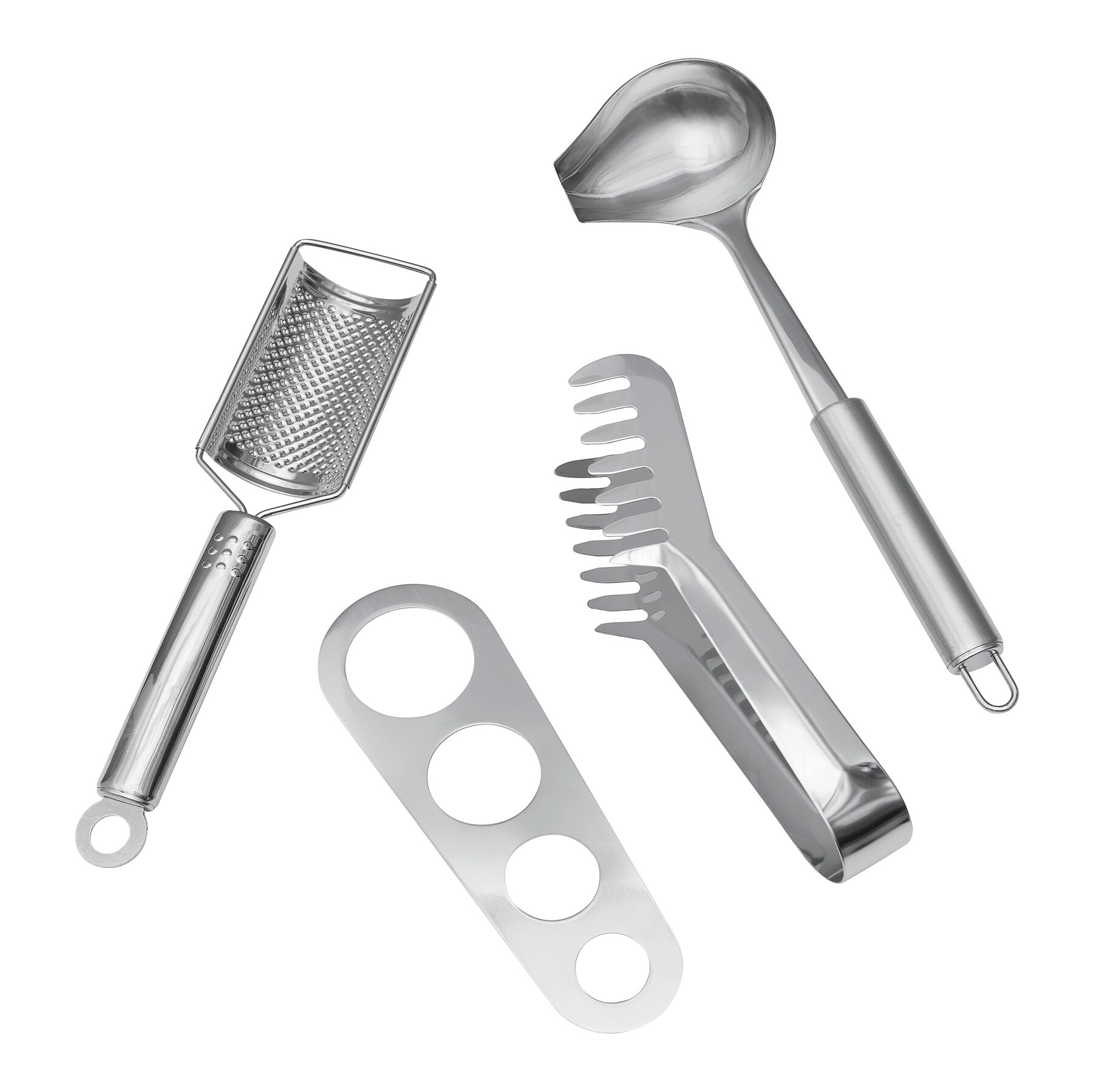 Spaghetti-Set AL DENTE, silber