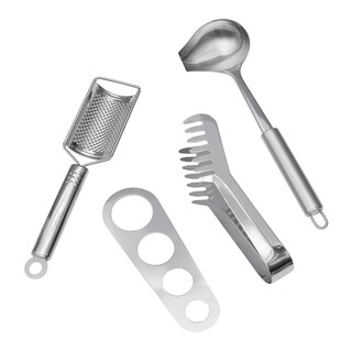 Spaghetti-Set AL DENTE, silber