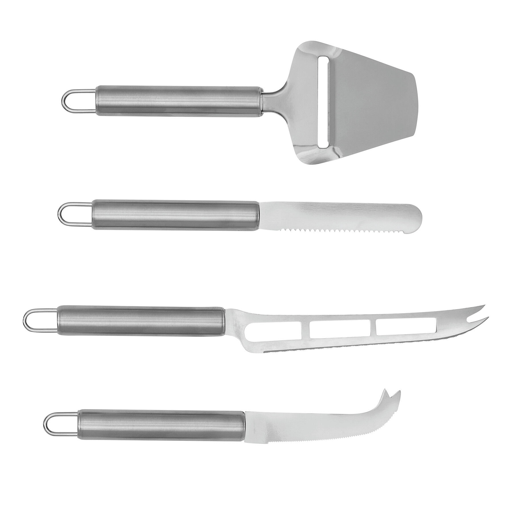 Käsemesserset CHEESE, silber