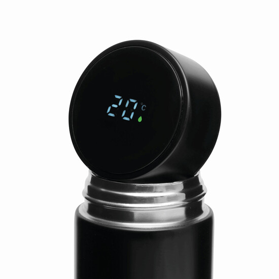 Vakuum-Isolierkanne EXQUISITE, doppelwandig, schwarz