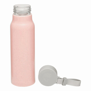 Glas-Trinkflasche ECO DRINK mit Ummantelung, rot