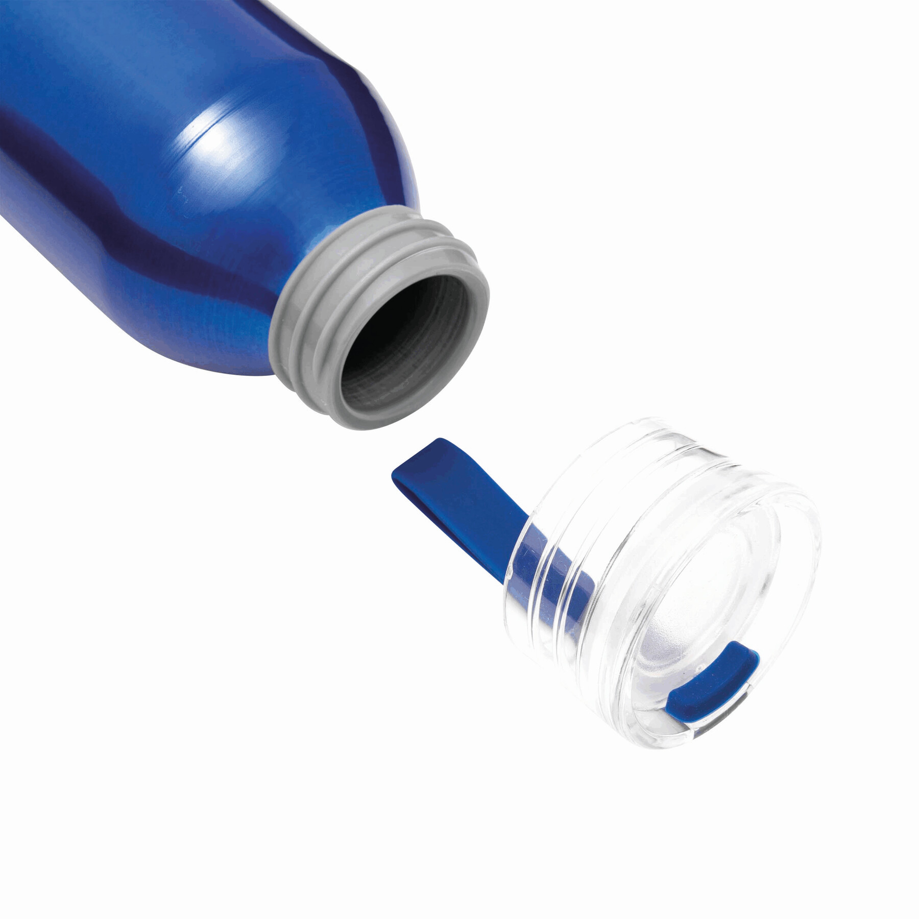 Aluminium Trinkflasche LOOPED, blau