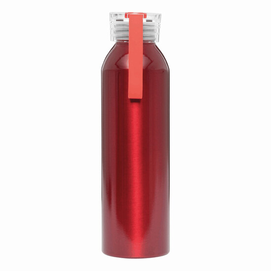 Aluminium Trinkflasche LOOPED, rot