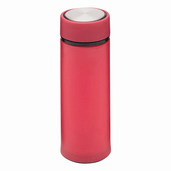 Glas-Trinkflasche ELEGANT DRINK, magenta