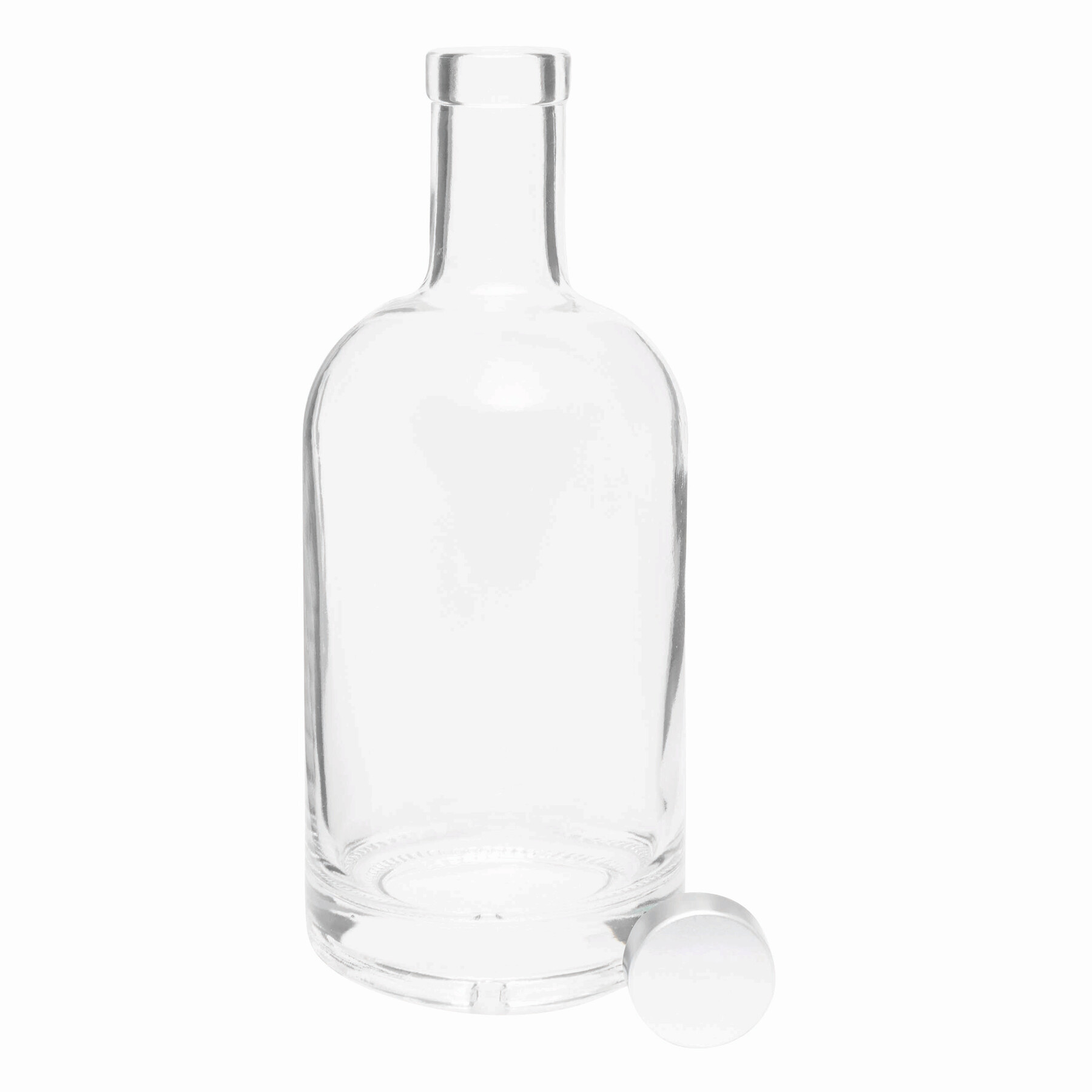 Glas-Trinkflasche PEARLY, transparent