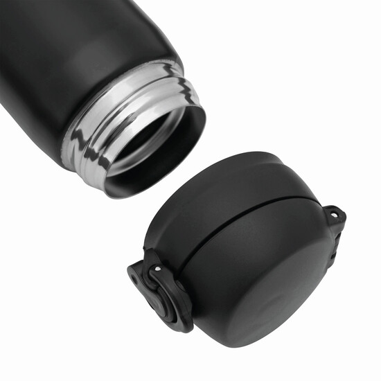 Vakuum-Trinkflasche OOLONG, schwarz