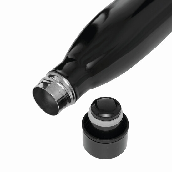 Vakuum-Trinkflasche LEGENDY, schwarz