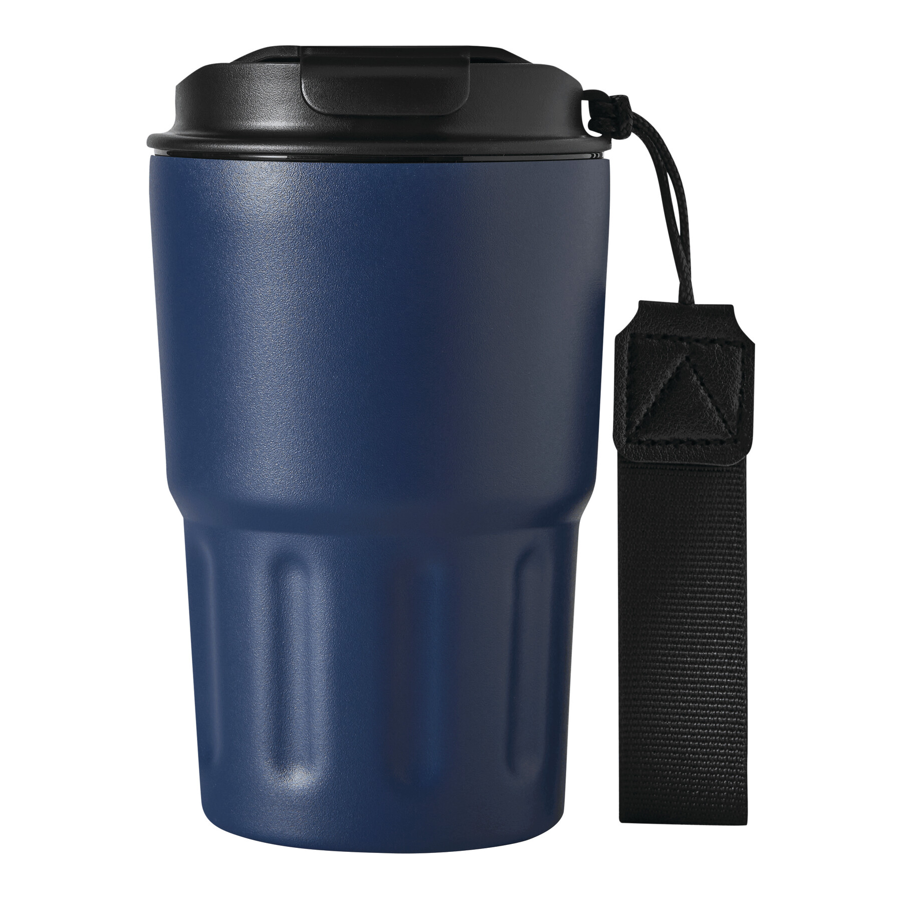 Vakuum-Trinkbecher TRAVEL MUG, marineblau