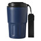 Vakuum-Trinkbecher TRAVEL MUG, marineblau