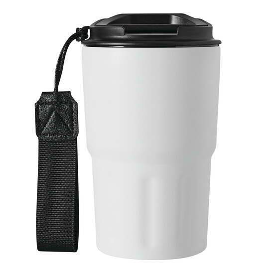 Vakuum-Trinkbecher TRAVEL MUG, weiß