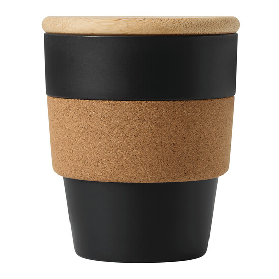 Trinkbecher TRAVEL GRIP, schwarz