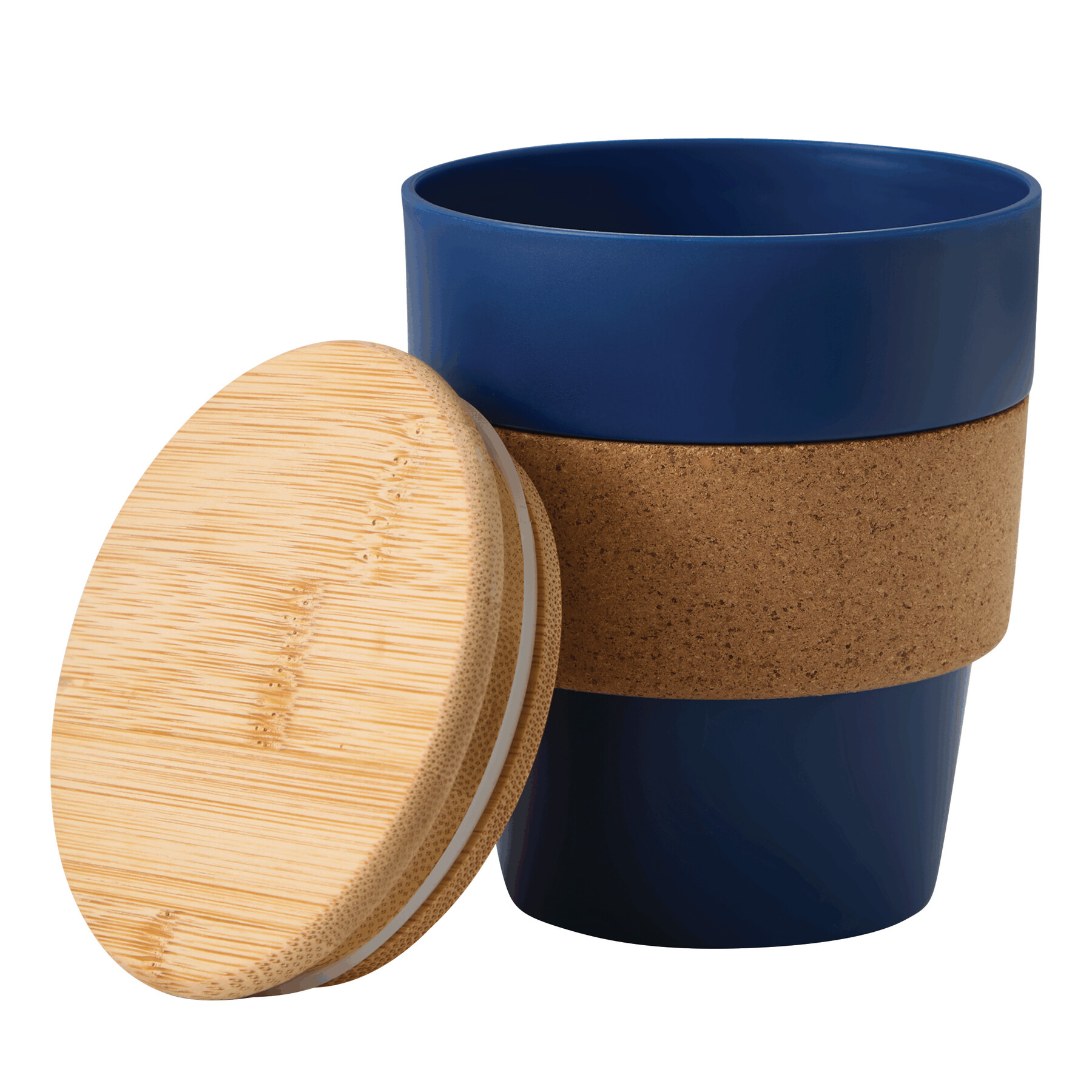 Trinkbecher TRAVEL GRIP, marineblau