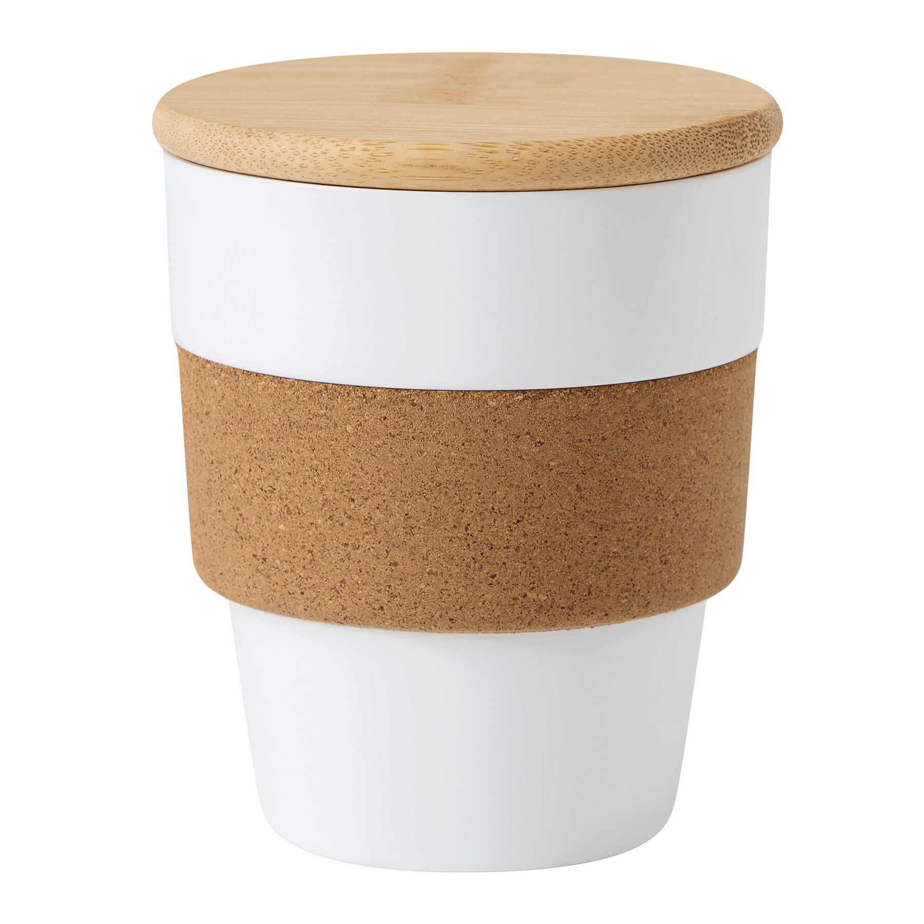 Trinkbecher TRAVEL GRIP, weiß